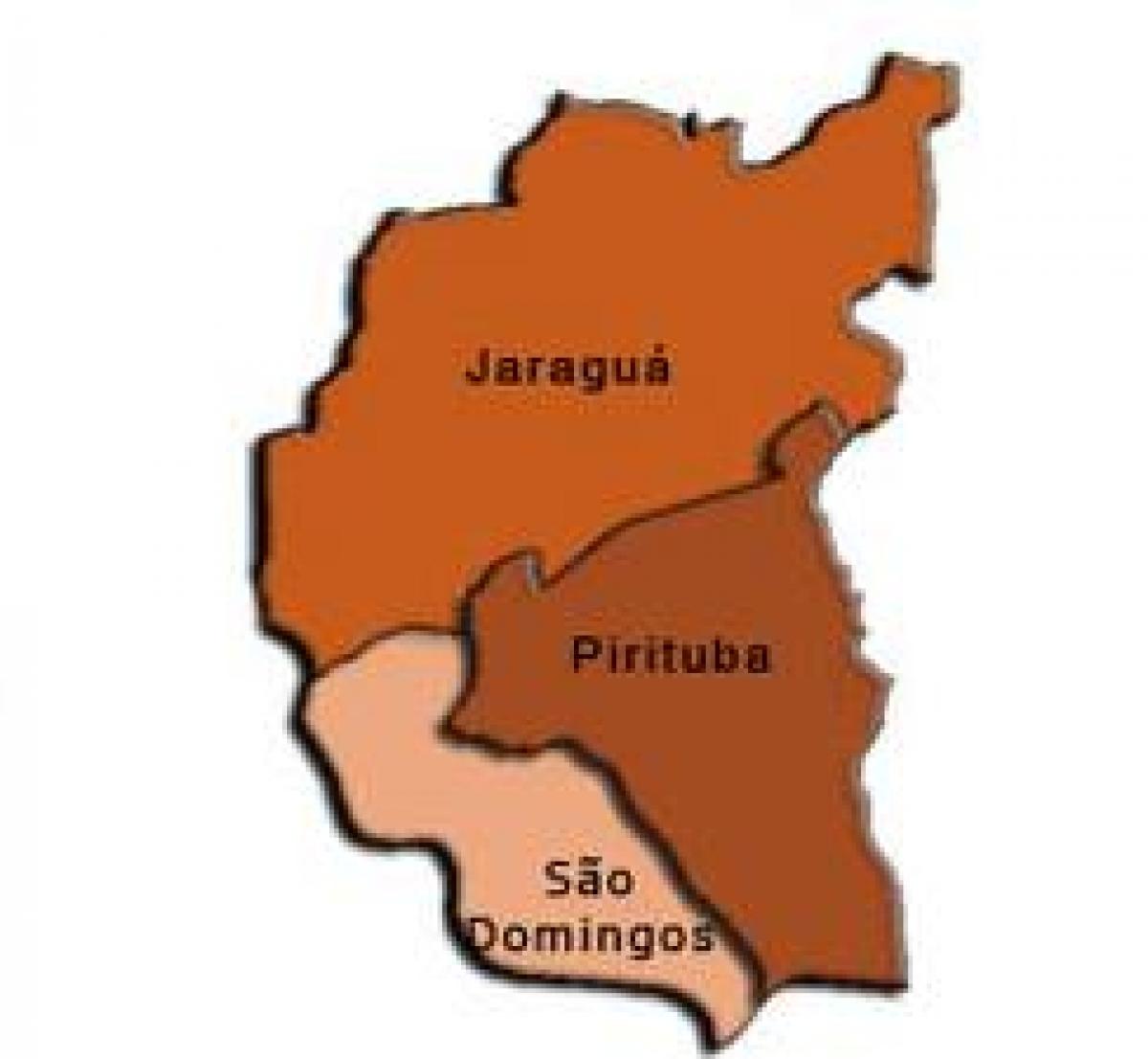 Kat jeyografik nan Pirituba-Jaraguá sub-prefecture