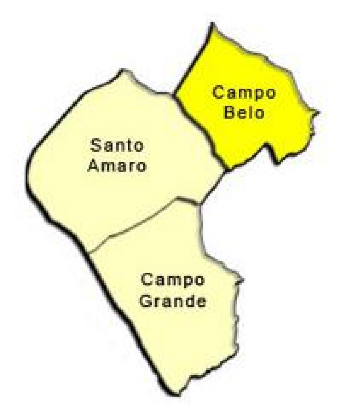 Kat jeyografik nan Santo Amaro sub-prefecture