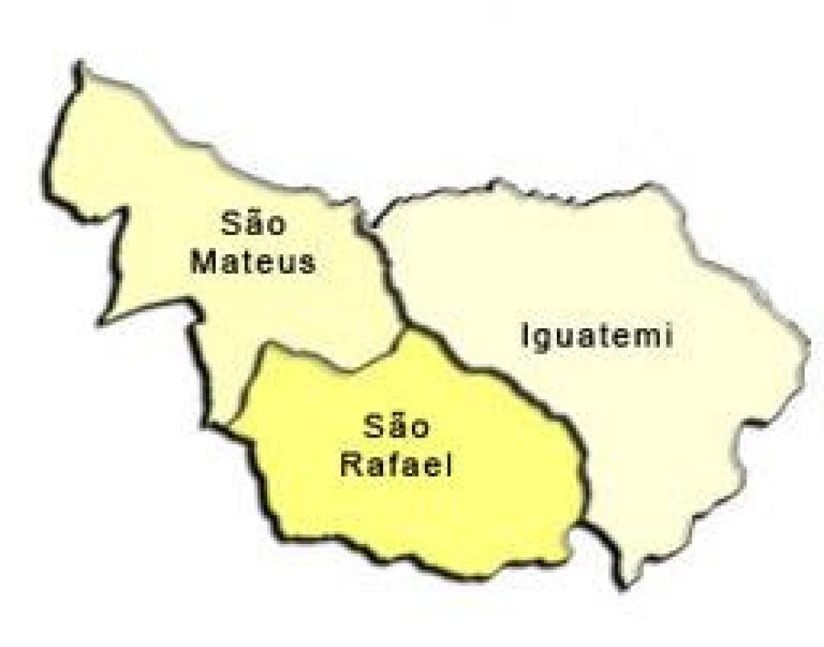 Kat jeyografik nan Sao Mateus sub-prefecture