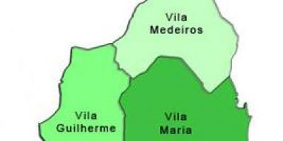 Kat jeyografik nan Vila Maria sub-prefecture