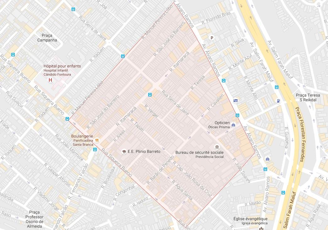 Kat jeyografik nan Água Raza São Paulo