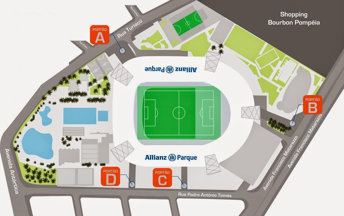 Kat jeyografik nan Allianz Parque São Paulo