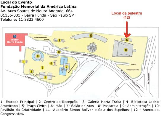Kat jeyografik nan Amerik Latin Memorial São Paulo
