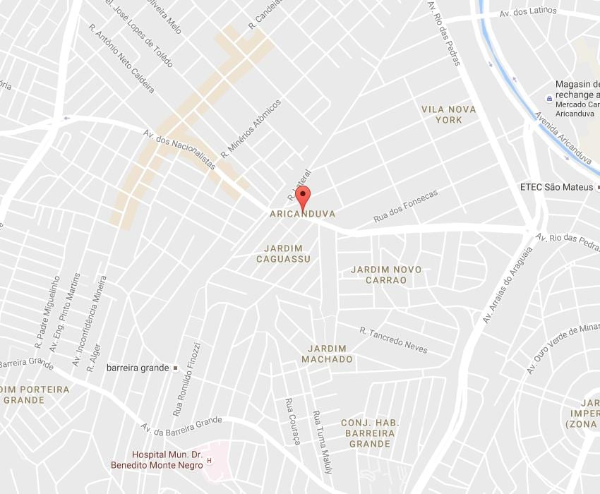 Kat jeyografik nan Aricanduva São Paulo