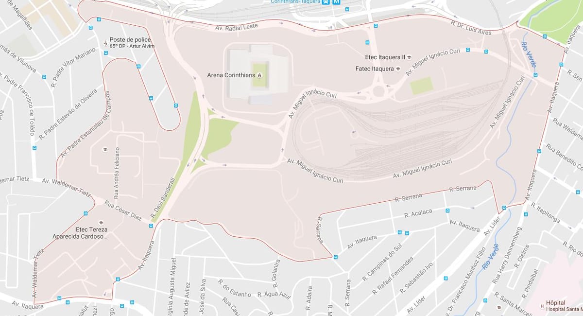 Kat jeyografik nan Artur Alvim São Paulo
