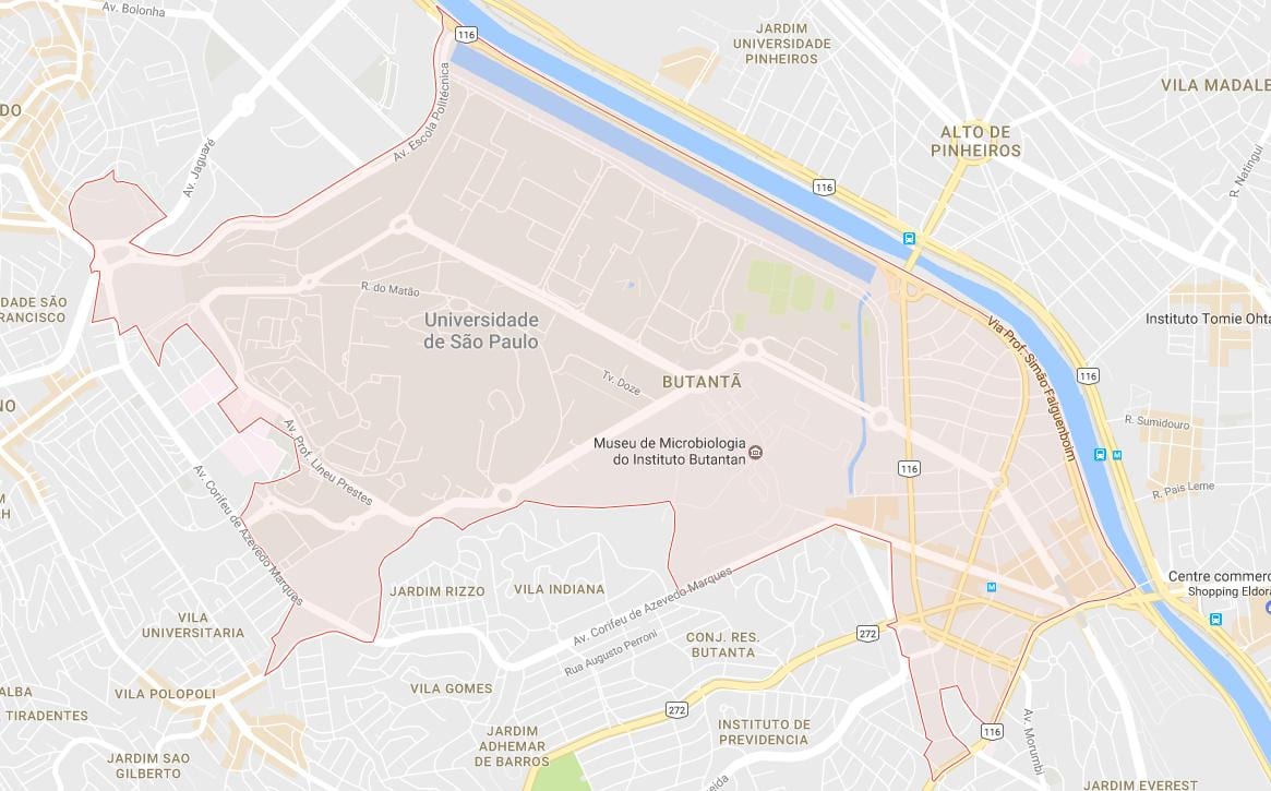 Kat jeyografik nan Butantã São Paulo