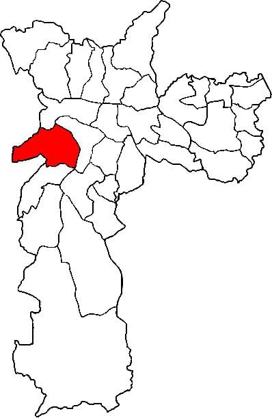 Kat jeyografik nan Butantã sub-prefecture São Paulo