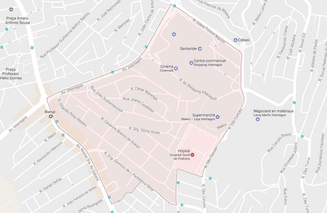Kat jeyografik nan Campo Grande São Paulo