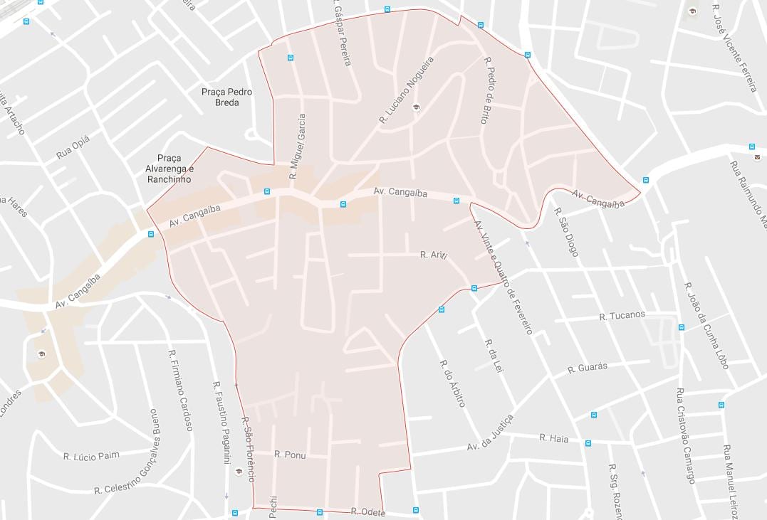Kat jeyografik nan Cangaíba São Paulo
