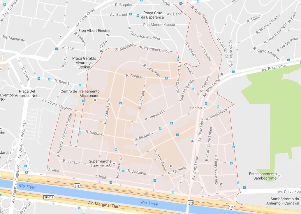 Kat jeyografik nan Casa Verde São Paulo