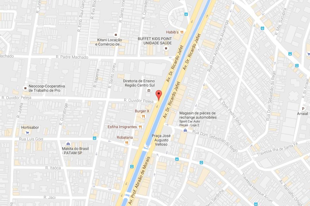 Kat jeyografik nan Cursino São Paulo