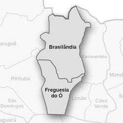 Kat jeyografik nan Freguesia fè O sub-prefecture