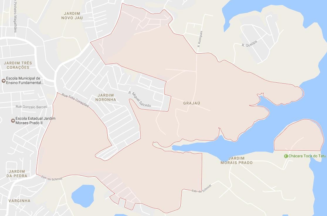 Kat jeyografik nan Grajaú São Paulo