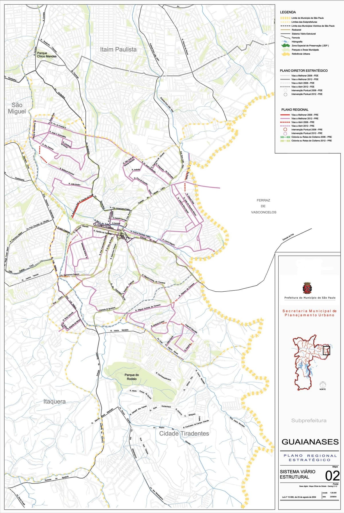 Kat jeyografik nan Guaianases São Paulo - Wout
