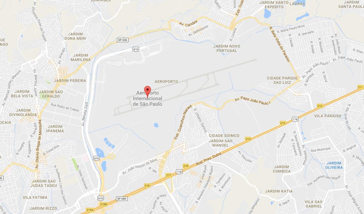Kat jeyografik nan Guarulhos ayewopò