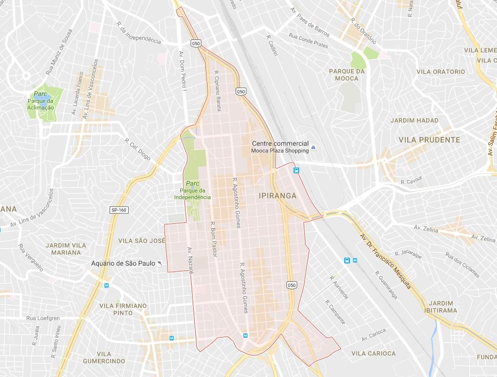 Kat jeyografik nan Ipiranga São Paulo
