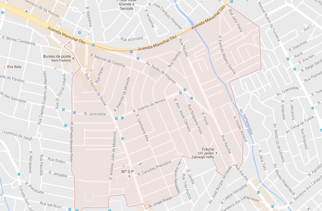 Kat jeyografik nan Itaim Paulista São Paulo