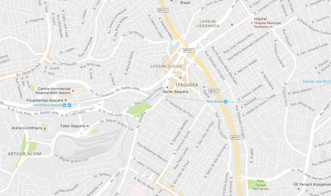 Kat jeyografik nan Itaquera São Paulo