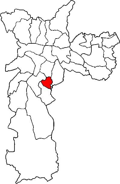 Kat jeyografik nan Jabaquara sub-prefecture São Paulo