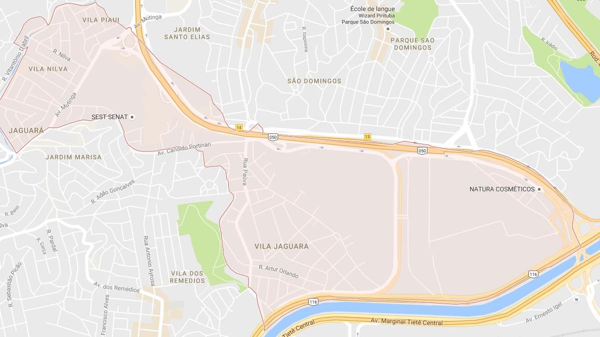 Kat jeyografik nan Jaguara São Paulo