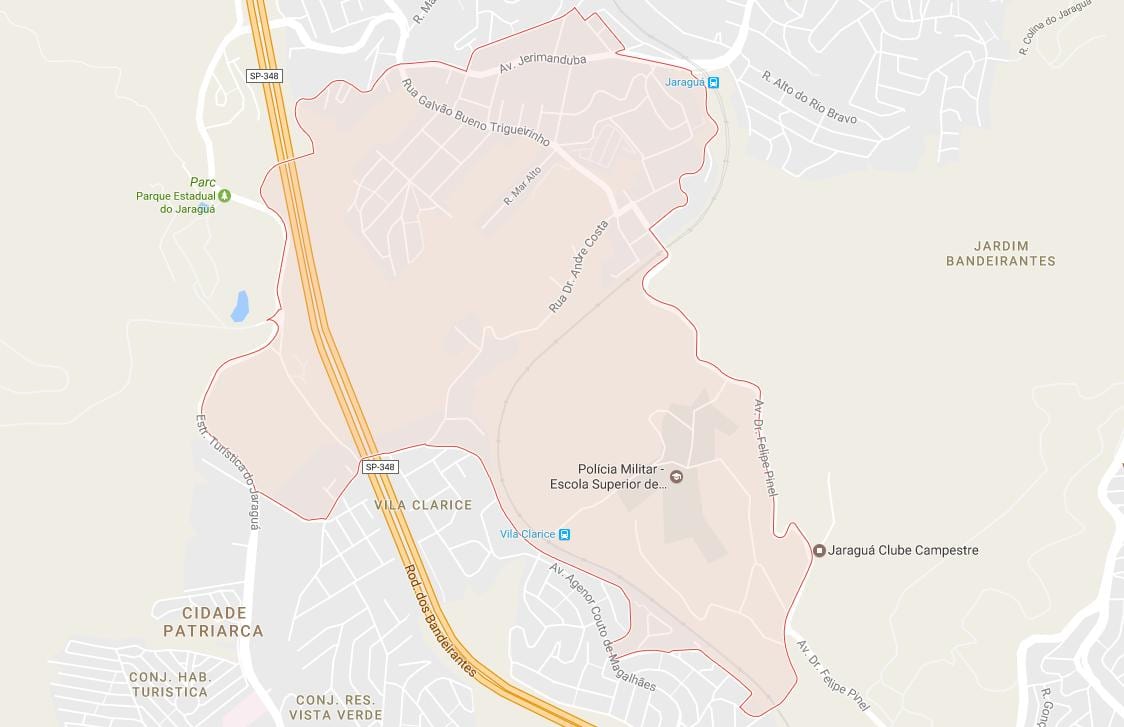Kat jeyografik nan Jaraguá São Paulo