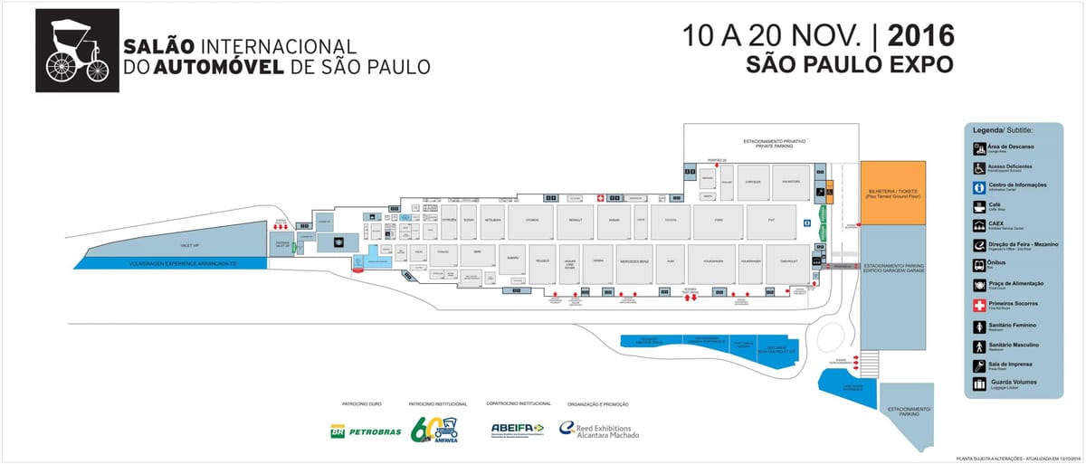 Kat jeyografik ki nan oto montre São Paulo