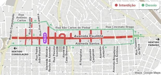 Kat jeyografik nan Paulista avenue São Paulo