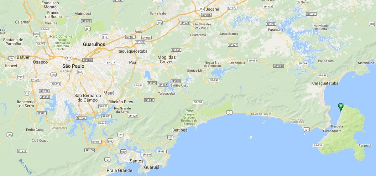 Kat jeyografik nan plaj Siriúba