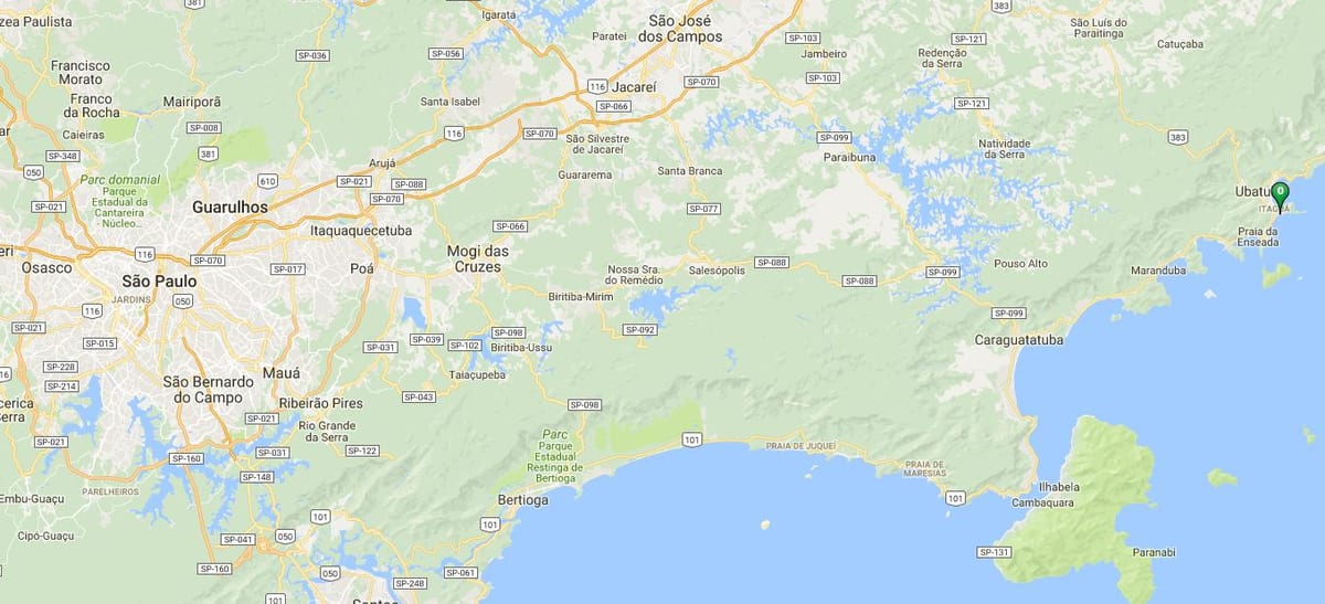 Kat jeyografik nan plaj Tenório
