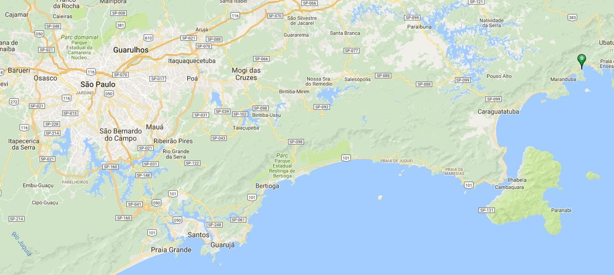 Kat jeyografik nan plaj Vermelha fè Sul