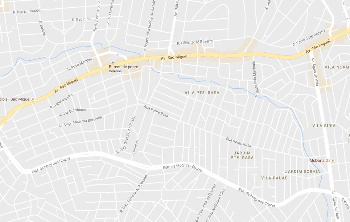Kat jeyografik nan Ponte Raza São Paulo