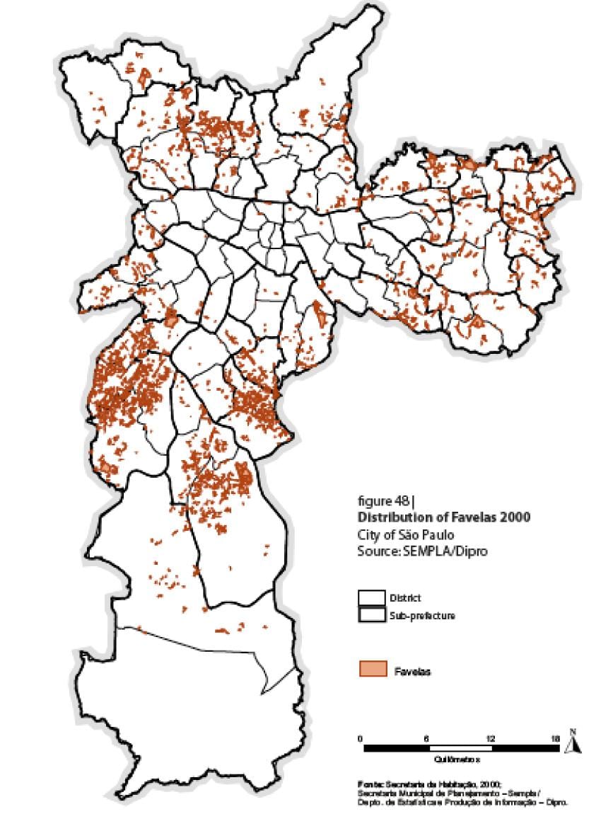 Kat jeyografik nan São Paulo favela