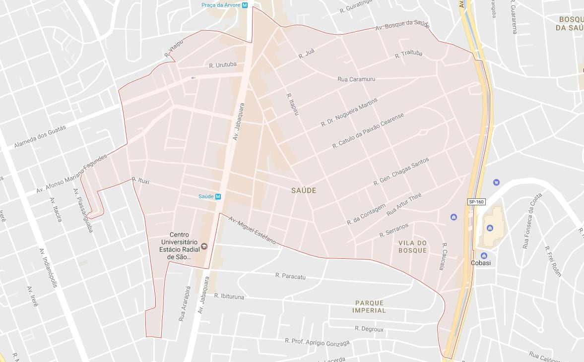 Map de Saúde São Paulo