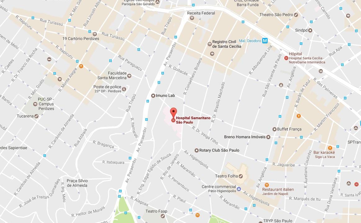 Kat jeyografik nan Samaritano São Paulo lopital