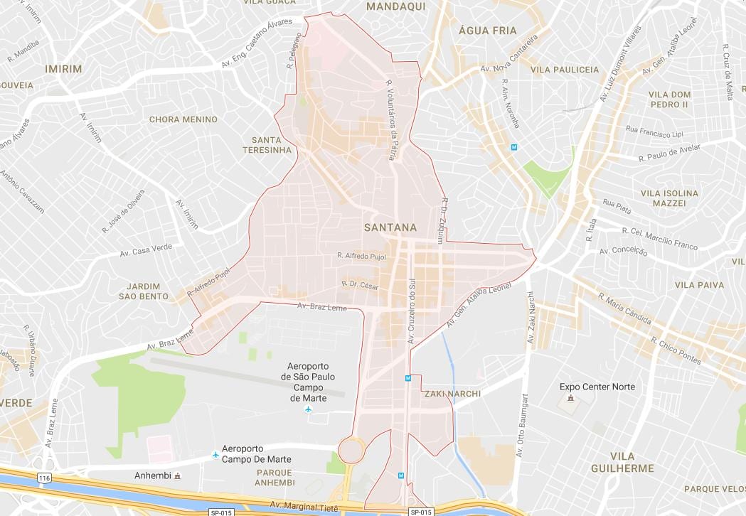 Kat jeyografik nan Santana São Paulo