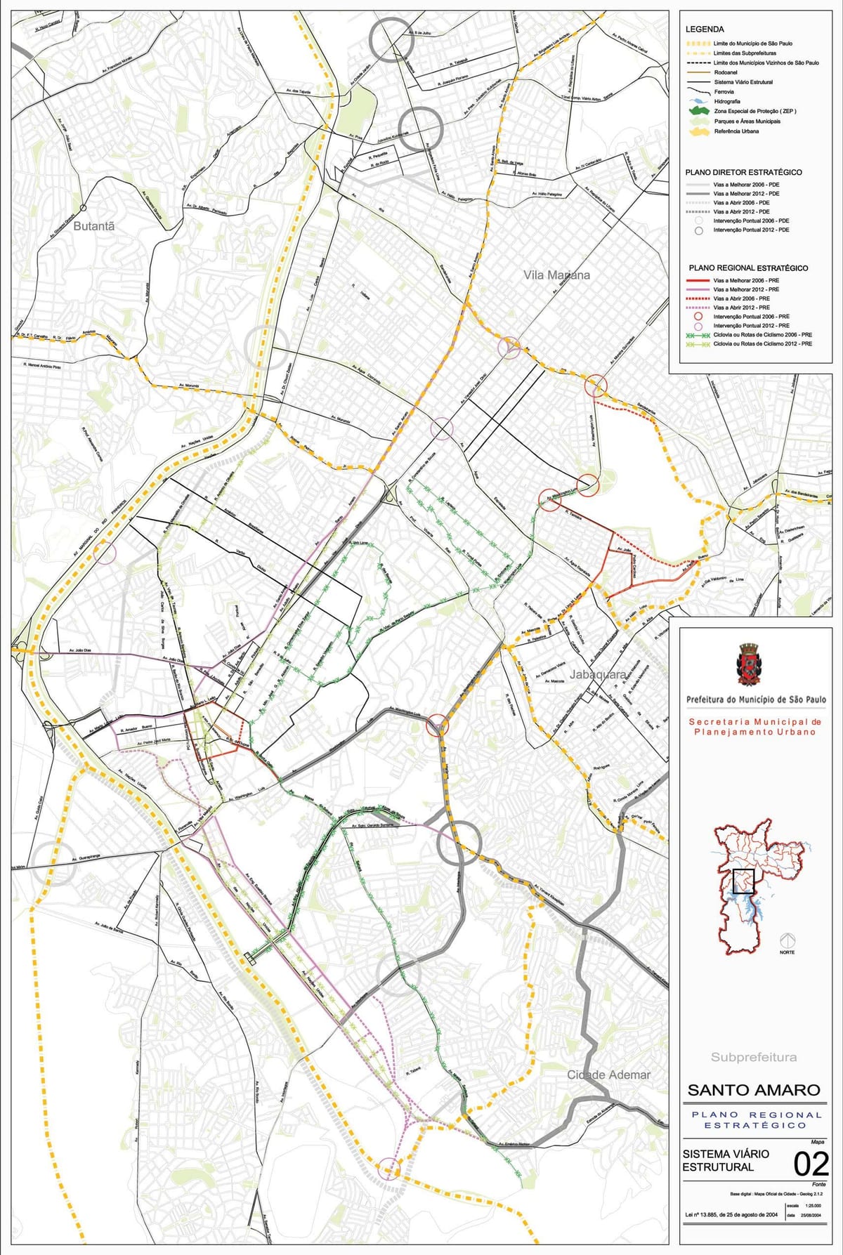 Kat jeyografik nan Santo Amaro São Paulo - Wout