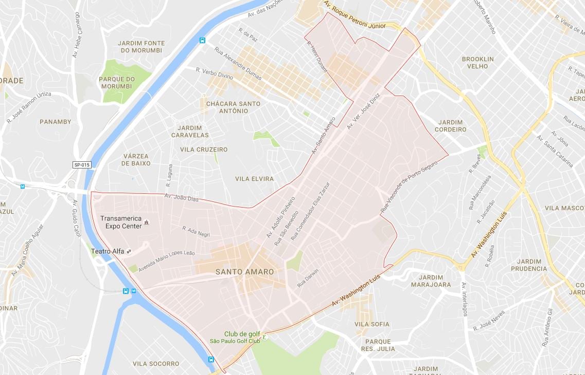 Kat jeyografik nan Santo Amaro São Paulo