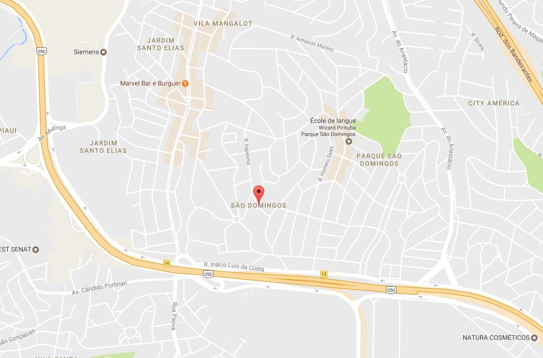 Kat jeyografik nan Sao Domingos São Paulo
