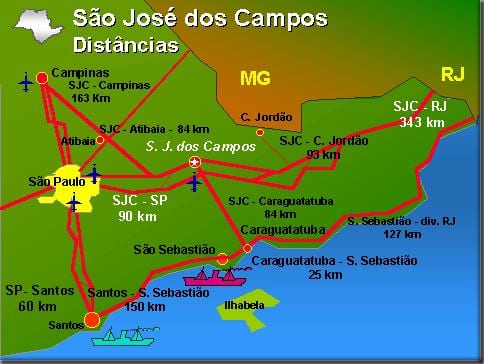 Kat jeyografik nan Sao Jose dos Campos ayewopò