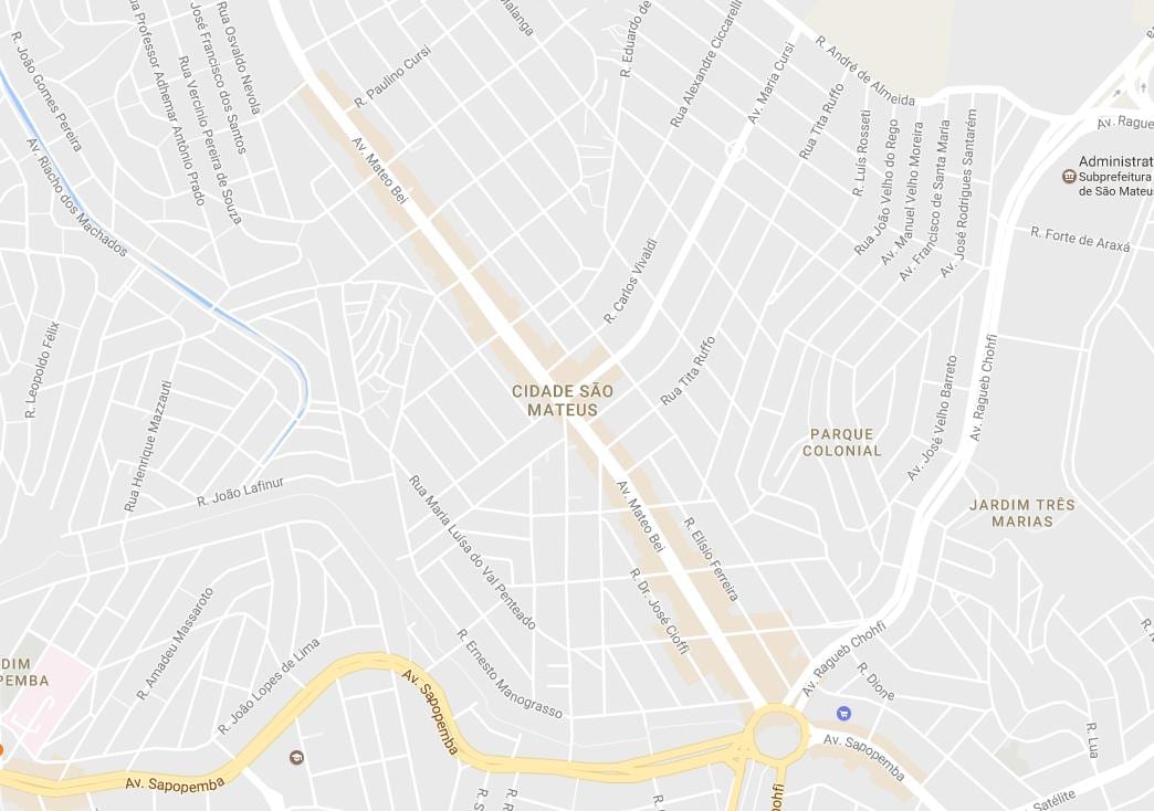 Kat jeyografik nan Sao Mateus São Paulo