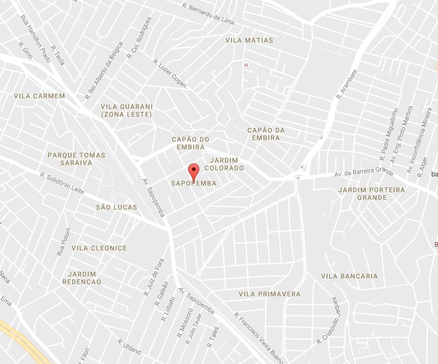 Kat jeyografik nan Sapopemba São Paulo