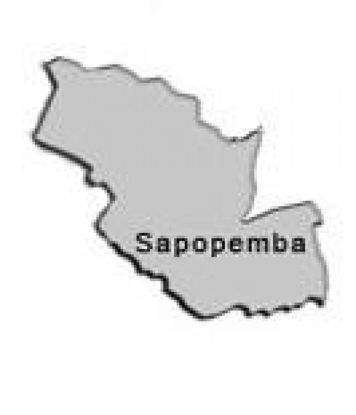 Kat jeyografik nan Sapopembra sub-prefecture