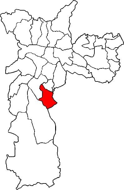 Kat jeyografik nan Sidad Ademar sub-prefecture São Paulo
