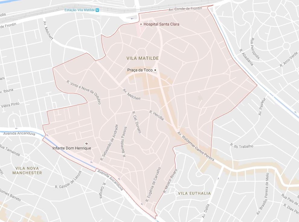 Kat jeyografik nan Vila Matilde São Paulo
