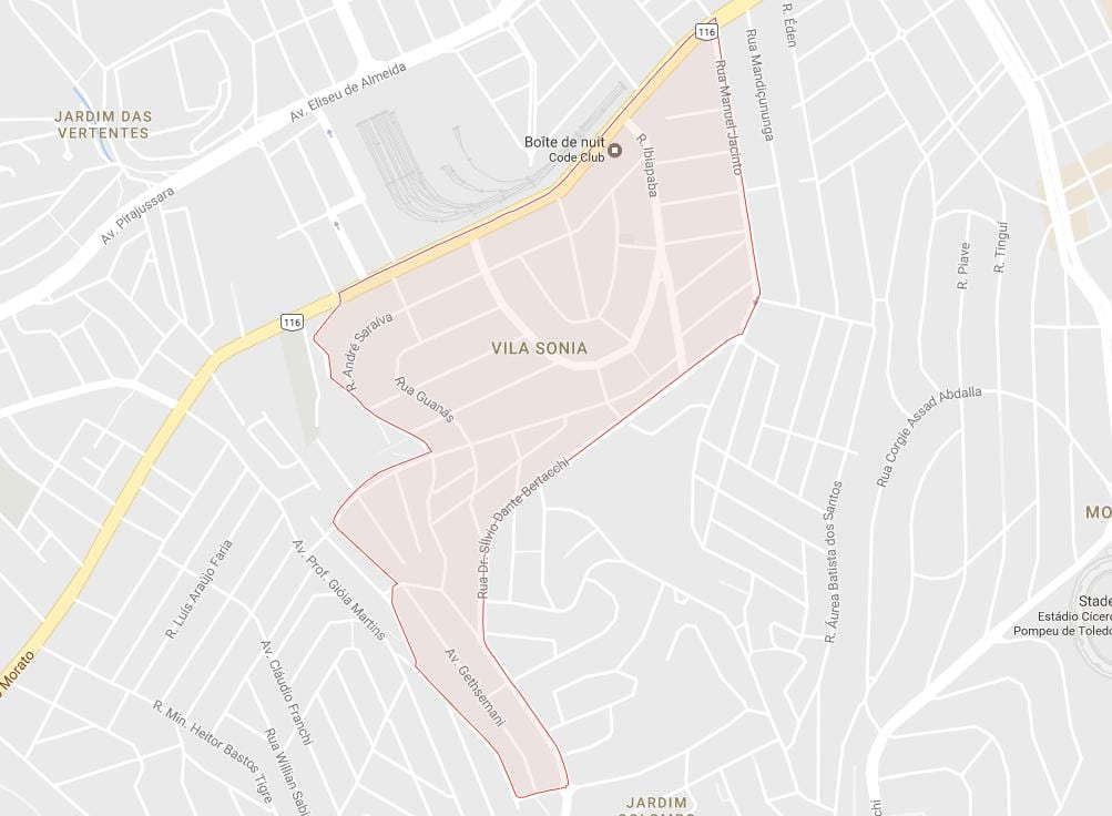 Kat jeyografik nan Vila Sônia São Paulo