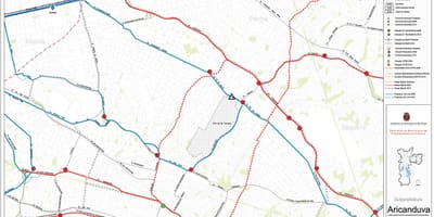Kat jeyografik nan Aricanduva-Vila Formoso São Paulo - Piblik transpòte
