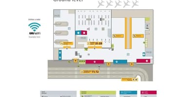 Kat jeyografik nan ayewopò entènasyonal São Paulo-Guarulhos - Tèminal 4