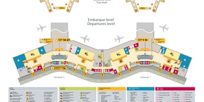 Kat jeyografik nan ayewopò entènasyonal São Paulo-Guarulhos