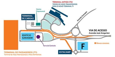 Kat jeyografik nan ayewopò entènasyonal Viracopos pakin