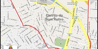 Kat jeyografik nan Bom Retiro São Paulo